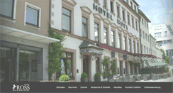 Desktop Screenshot of hotel-ross.de